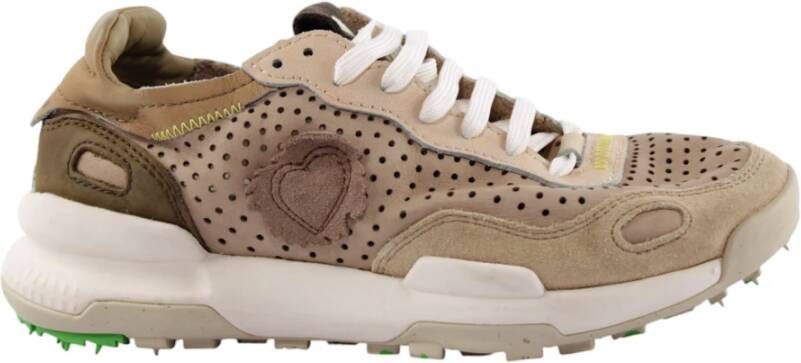 Satorisan Peach Laser Cream Sneakers