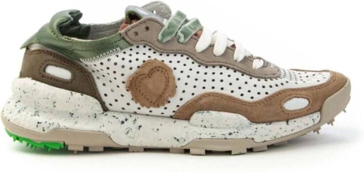 Satorisan Laser-Cut Leren Sneaker Chacrona Model Multicolor Dames