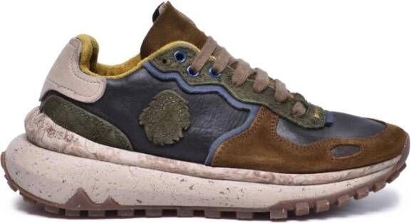 Satorisan Leren Vetersluiting Stijlvolle Sneakers Mannen