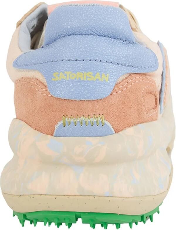 Satorisan Chacrona Linen Casual Sneakers Vrouwen Vintage Leer en linnen Sneakers Kleur Creamy Peach - Foto 4