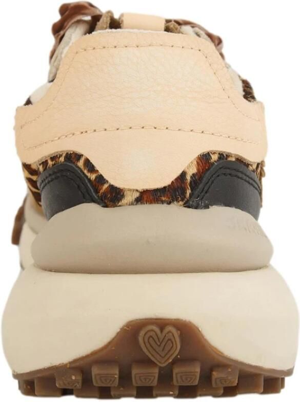 Satorisan Chacrona Metta Premium Casual Sneakers Vrouwen Vintage Leer Sneakers Kleur Baby Leopard - Foto 3