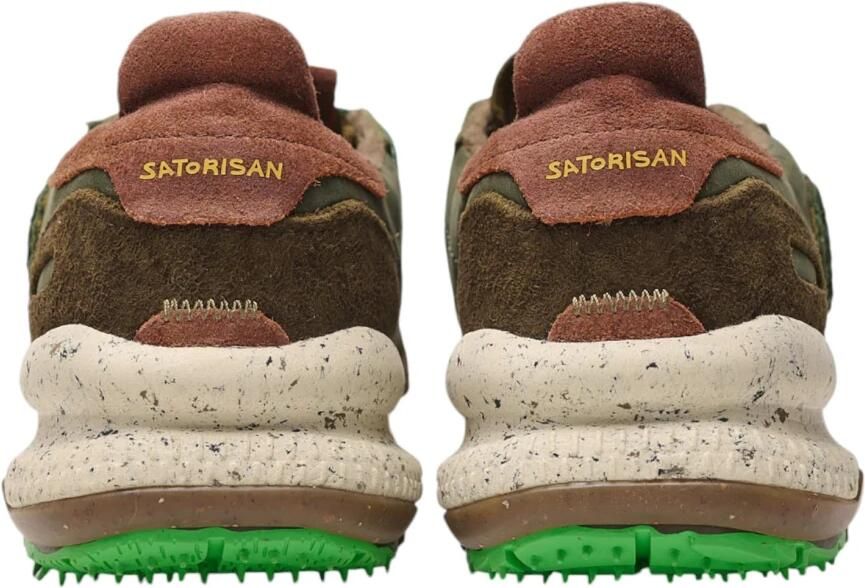 Satorisan Chacrona Premium Casual Sneakers Mannen Vintage Leer Sneakers Kleur Dark Green - Foto 5