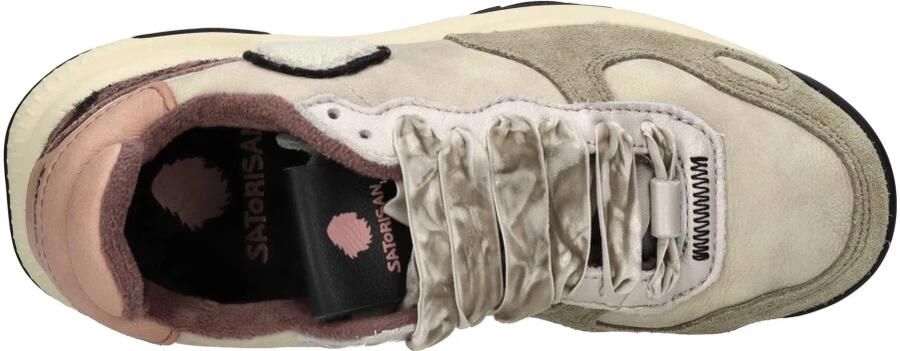 Satorisan Chacrona Premium Casual Sneakers Vrouwen Vintage Leer Sneakers Kleur Fossil Beige W - Foto 5