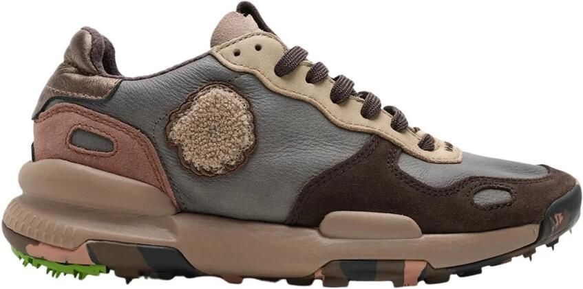 Satorisan Chacrona Premium Casual Sneakers Vrouwen Vintage Leer Sneakers Kleur Desert W