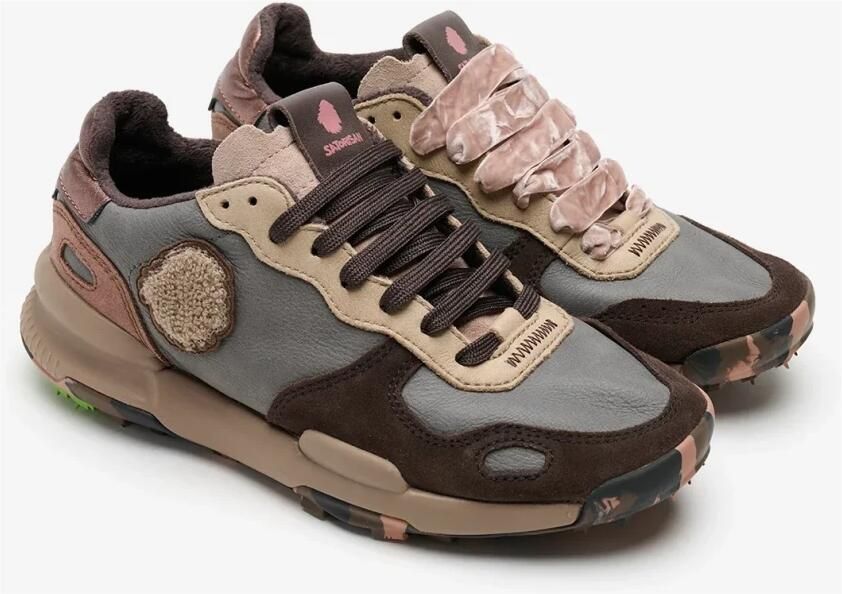 Satorisan Chacrona Premium Casual Sneakers Vrouwen Vintage Leer Sneakers Kleur Desert W - Foto 9