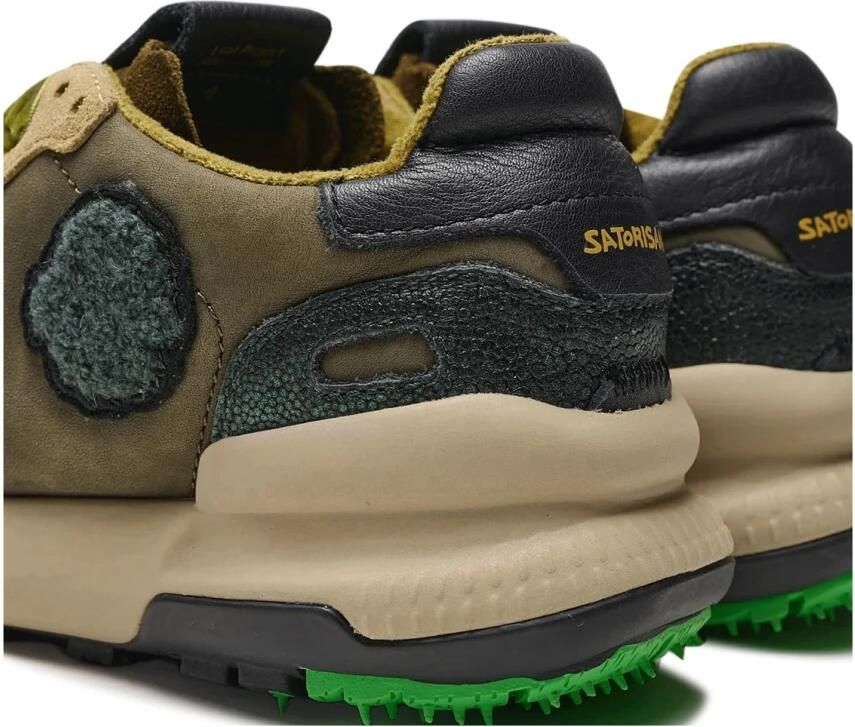 Satorisan Chacrona Premium Casual Sneakers Vrouwen Vintage Leer Sneakers Kleur Rush Green - Foto 2