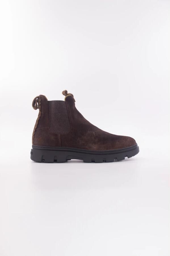 Satorisan Unalome Chelsea Desert Oasis Enkel Laarzen Mannen Vintage Leer Laarzen Kleur Walnut