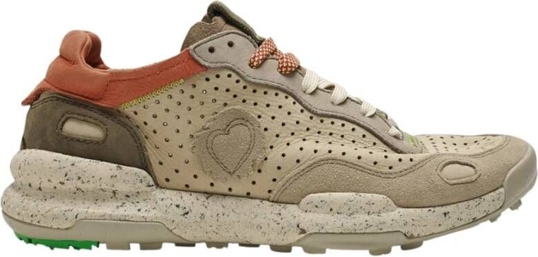 Satorisan Stijlvolle Beige Sneakers Beige Heren