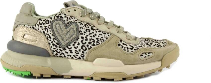 Satorisan Dierenprint Sneakers Black Dames