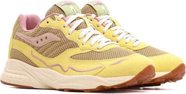 Saucony 3D-Grid-Hurricane_S707 Gele Sneakers Yellow Heren