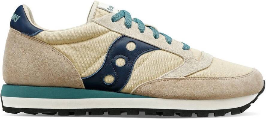 Saucony Beige Blauwe Stijlvolle Sneakers Beige Dames