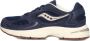 SAUCONY Lage Sneakers Dames Grid Jazz 9 Maat: 42 Materiaal: Suède Kleur: Blauw - Thumbnail 6