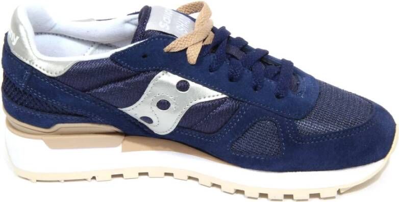Saucony Platform Sneakers met Stoffen en Suède Bovenwerk Multicolor Heren