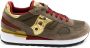 Saucony Logo Sneakers Suède Nylon Rubber Zool Multicolor Dames - Thumbnail 1