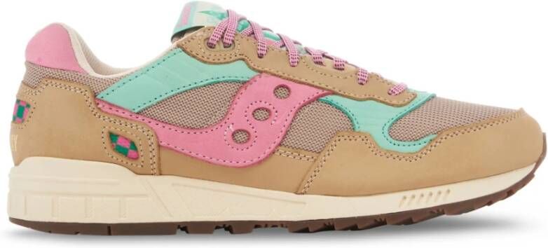 Saucony Bruine Shadow-5000_S707 Unisex Sneakers Bruin Heren