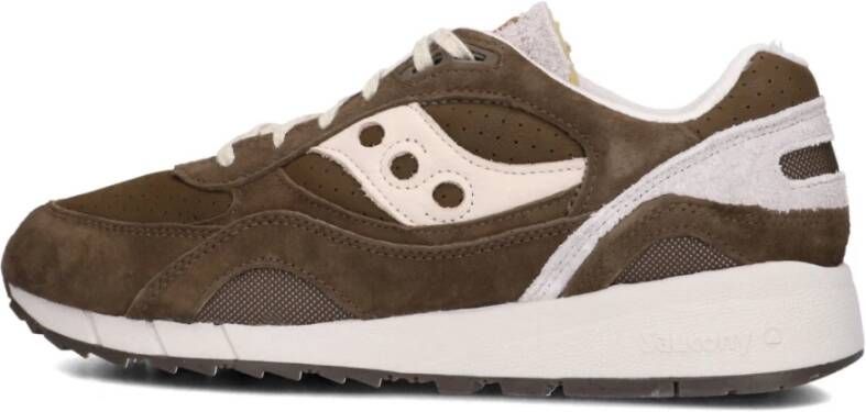 SAUCONY Lage Sneakers Shadow 6000 M Maat: 44 Materiaal: Suède Kleur: Bruin