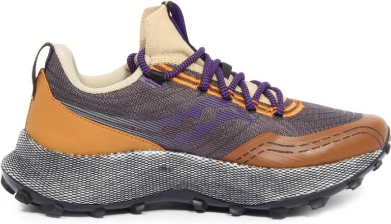 Saucony Bruin Paarse Trail Hardloopschoenen