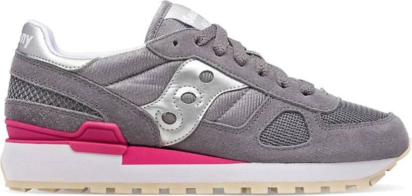 Saucony Comfortabele Sneakers met Gewatteerde Kraag en Tong Gray Dames