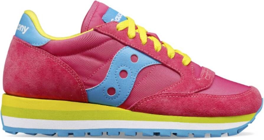 Saucony Fuchsia Jazz Triple Sneakers Vrouwen Multicolor Dames