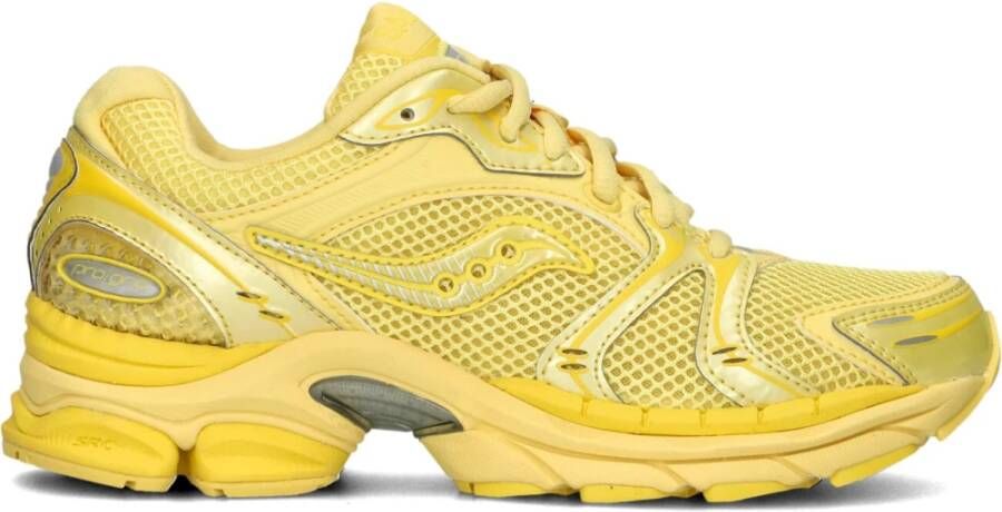 SAUCONY Lage Sneakers Dames Progrid Triumph 4 Maat: 37 Materiaal: Mesh Kleur: Geel - Foto 1