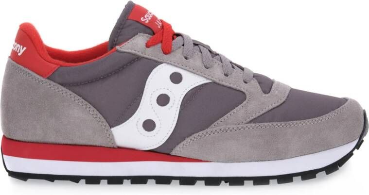 Saucony Grijs Rood Jazz Sneakers Gray Heren