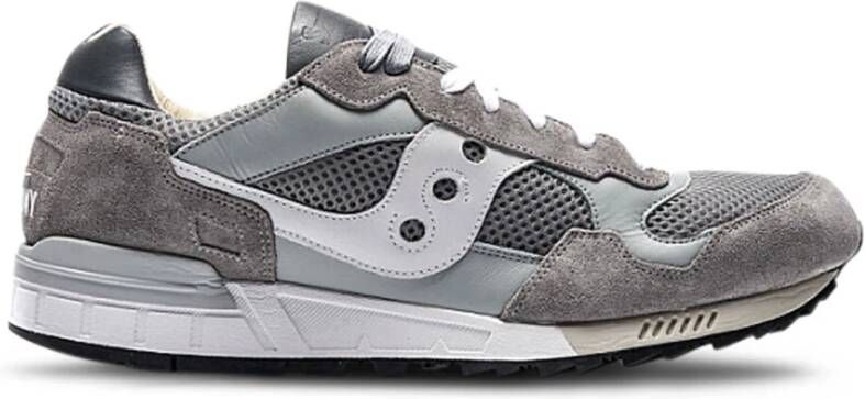 Saucony Stoffen en Suède Sneakers met Rubberen Zool Gray