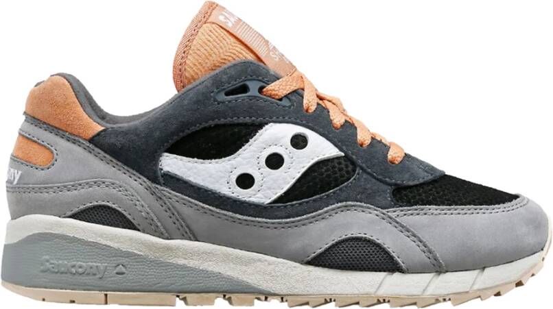 Saucony Grijze Zwarte Shadow 6000 Hardloopschoenen Gray Dames