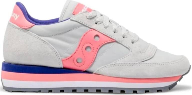 Saucony Grijze Sneakers Lichtgewicht Drievoudige Tussenzool Beperkte Oplage
