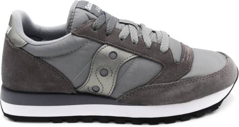 Saucony Grijze Sneakers met Rubberen Zool Grijs Dames