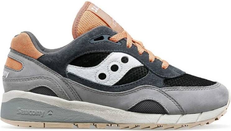 Saucony Grijze Zwarte Shadow 6000 Hardloopschoenen Gray Dames