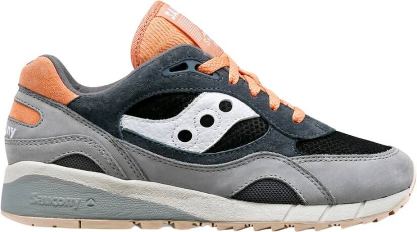 Saucony Grijze Zwarte Shadow 6000 Hardloopschoenen Gray Dames