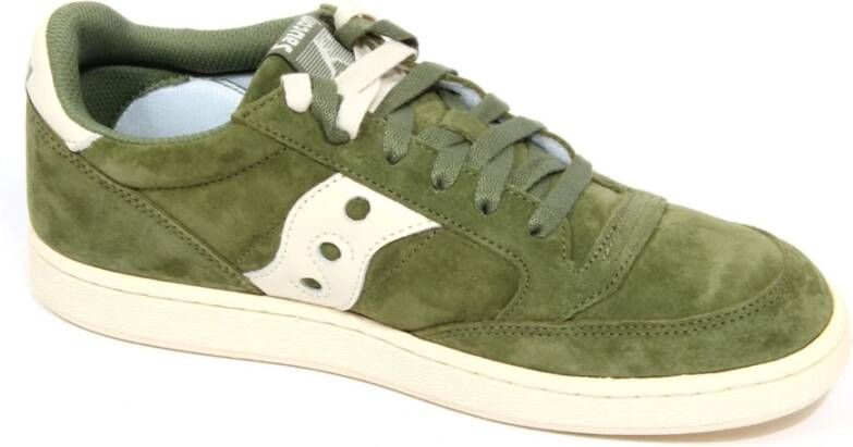 Saucony Jazz Court Sneaker Middengroen Wit