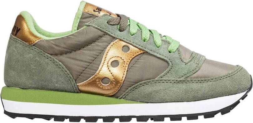 Saucony women's shoes suede trainers sneakers Jazz o Groen Dames