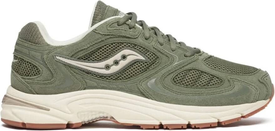 Saucony Groene Sportieve Mesh Sneakers Green Heren