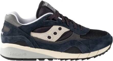 SAUCONY Lage Sneakers Heren Shadow 6000 M Maat: 40 Materiaal: Suède Kleur: Blauw