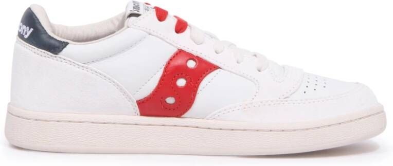 Saucony Jazz Court Schoenen in Wit Rood