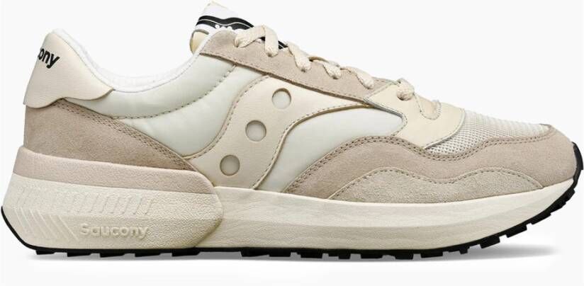 Saucony Jazz NXT Lichtroze Crème en Zwart Sneakers Beige Dames