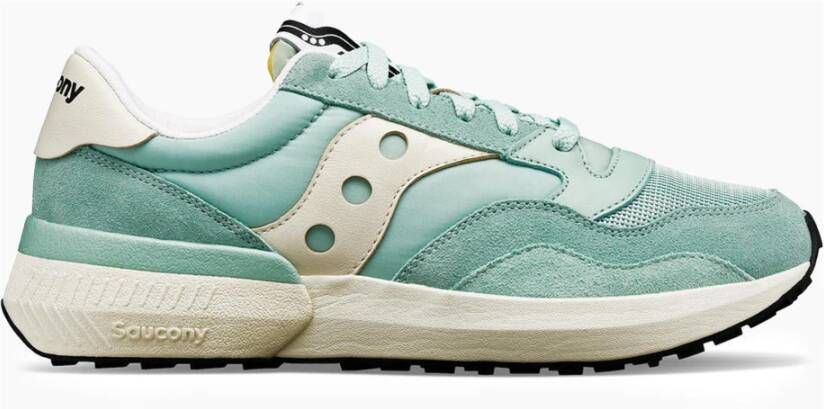 Saucony Jazz NXT Mint Cream en Zwart Sneakers Blue Dames