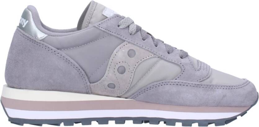 Saucony Grijze Veterschoenen voor Dames Gray Dames