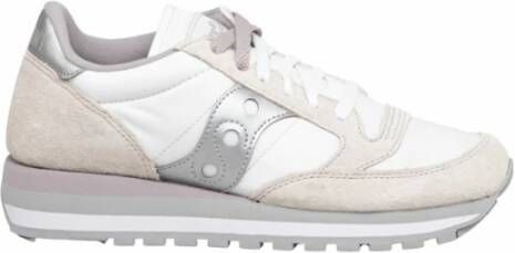 Saucony Jazz Triple White Silver Sneakers White Dames