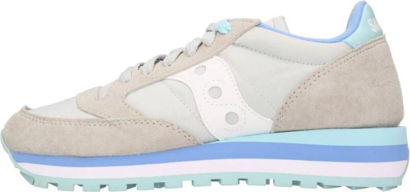 Saucony Jazz Triplegrigio-Beige-Azzurro Sneakers