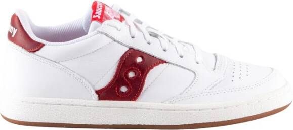 Saucony Stijlvolle Jazz Court Sneakers voor Mannen White Heren