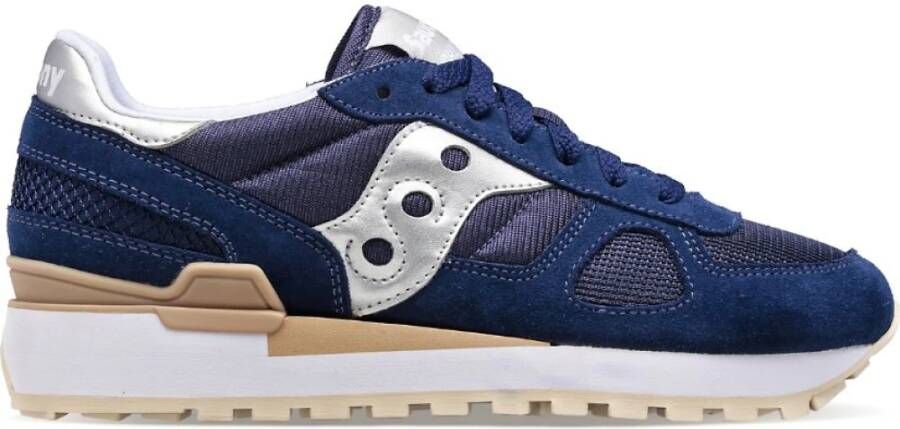 Saucony Platform Sneakers met Stoffen en Suède Bovenwerk Multicolor Heren