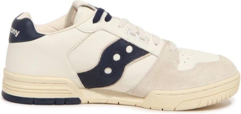 Saucony Lage Beige Blauwe Sonic Schoenen