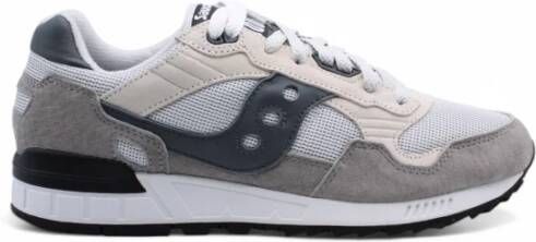Saucony Mesh Sneakers met Suède Inzetstukken