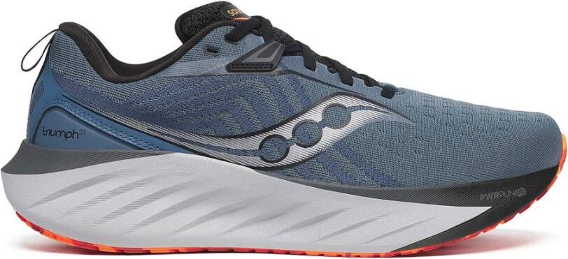Saucony Mirage Black Triumph 22 Hardloopschoenen Gray Heren