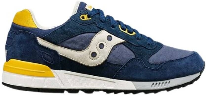 Saucony Navy Geel Shadow 5000 Sneakers Multicolor Heren