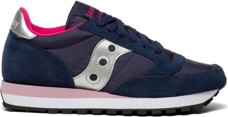 Saucony Navy Pink Jazz Original Sneakers