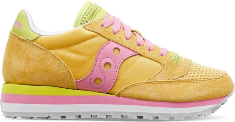 Saucony Oranje Roze Hardloopschoenen Yellow Dames