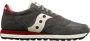 Saucony Grijze Sneakers met Leren en Stoffen Voering Gray Heren - Thumbnail 2